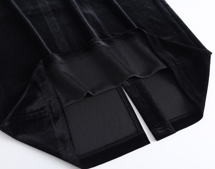 Fashion long skirt straight one step skirt