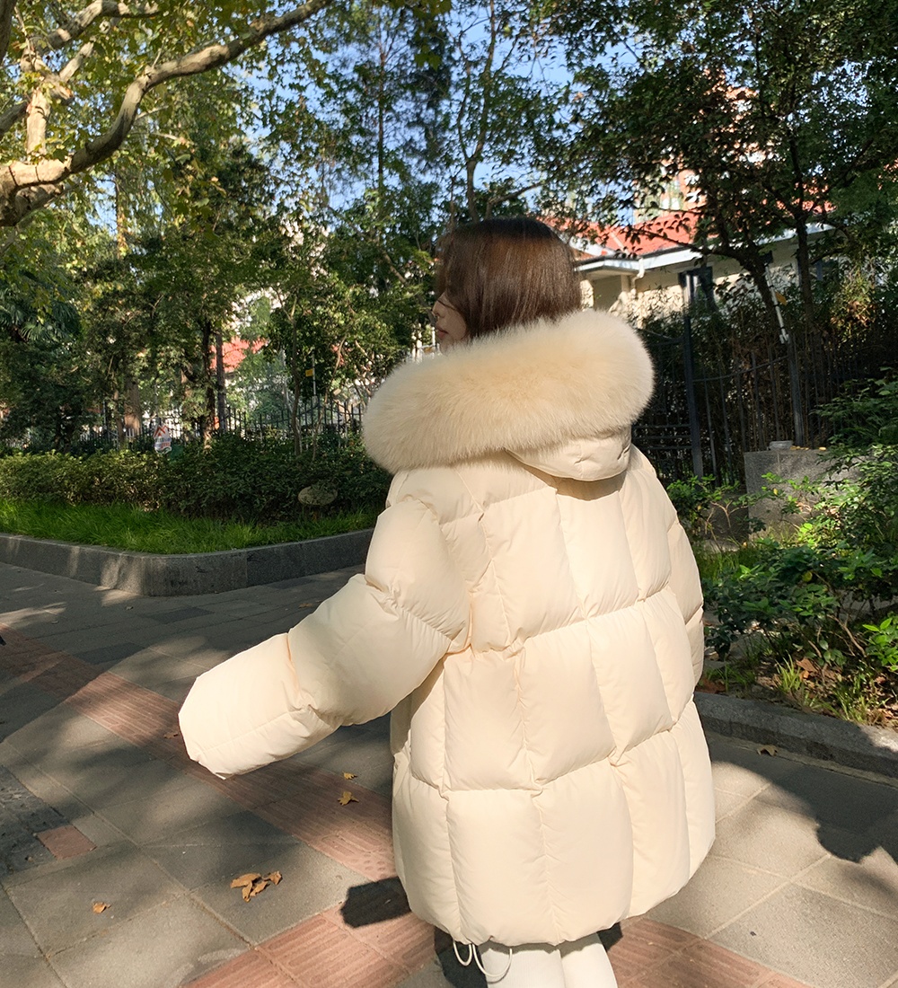 Short samsung coat winter thick cotton coat for women