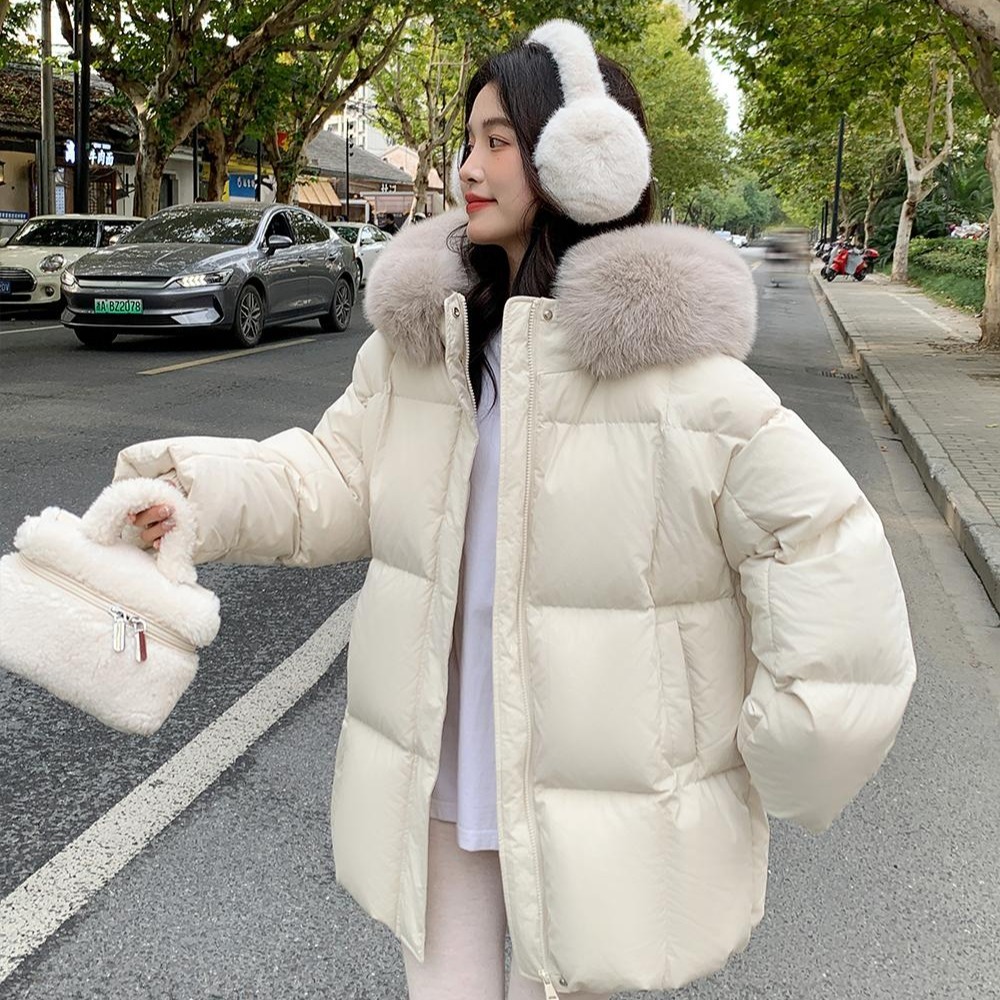 Short samsung coat winter thick cotton coat for women