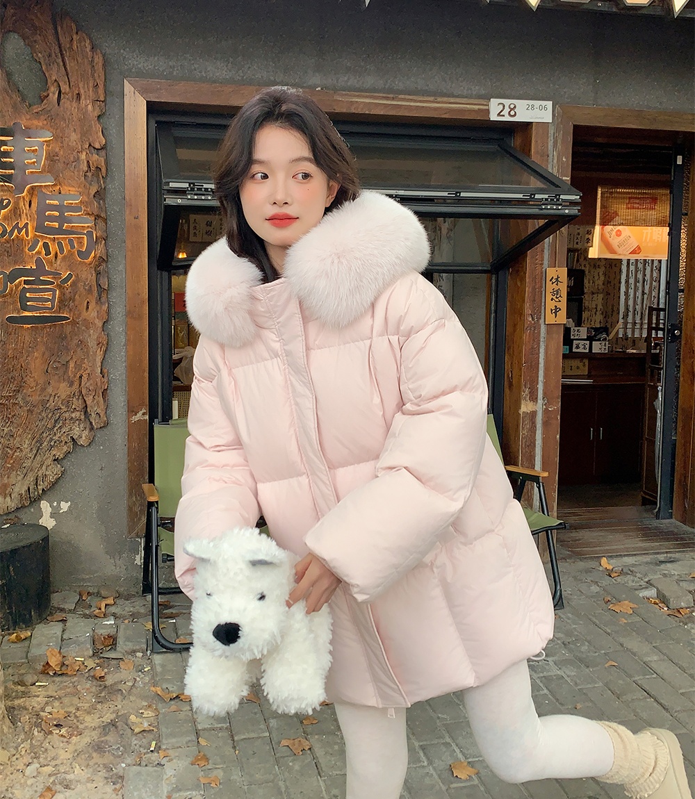 Short samsung coat winter thick cotton coat for women