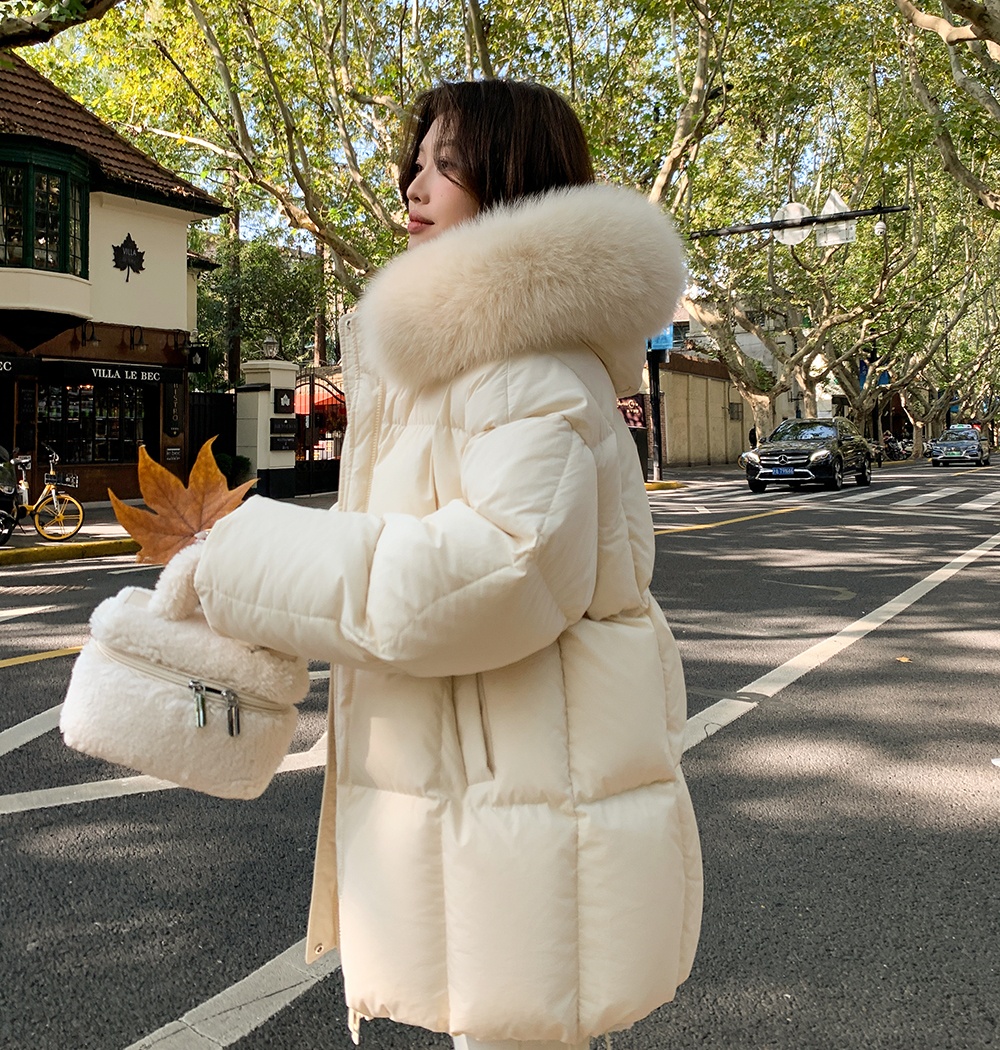 Short samsung coat winter thick cotton coat for women