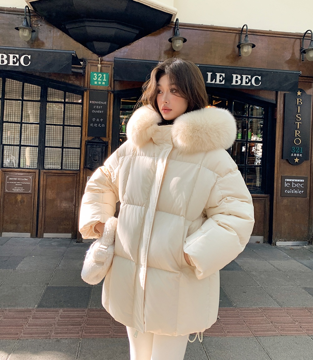 Short samsung coat winter thick cotton coat for women