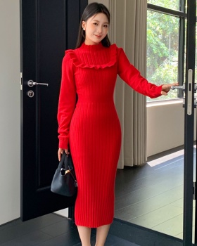 Temperament dress sweater dress for women