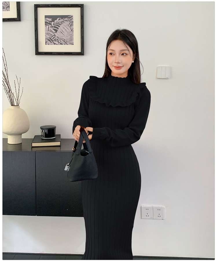 Temperament dress sweater dress for women