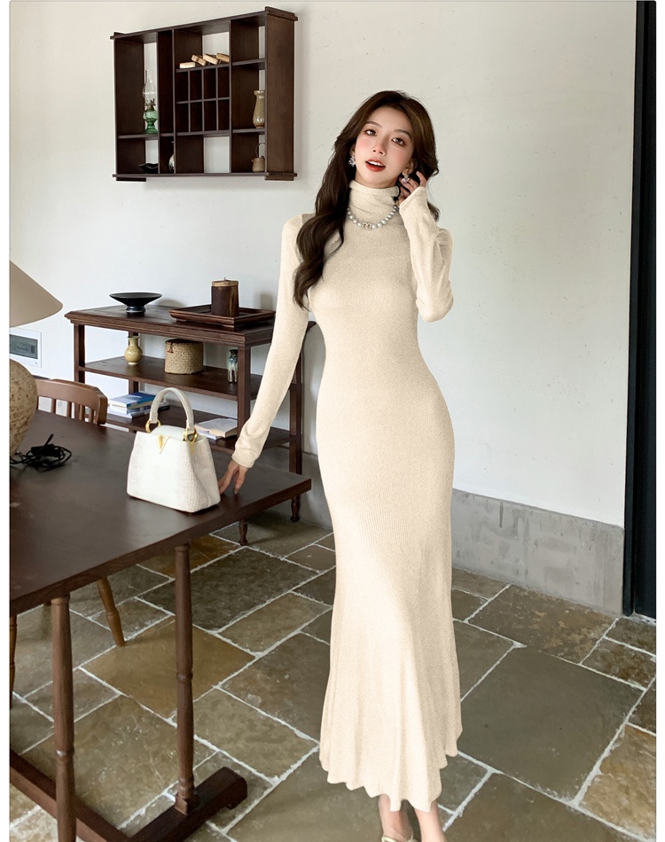 Long package hip inside the ride dress for women