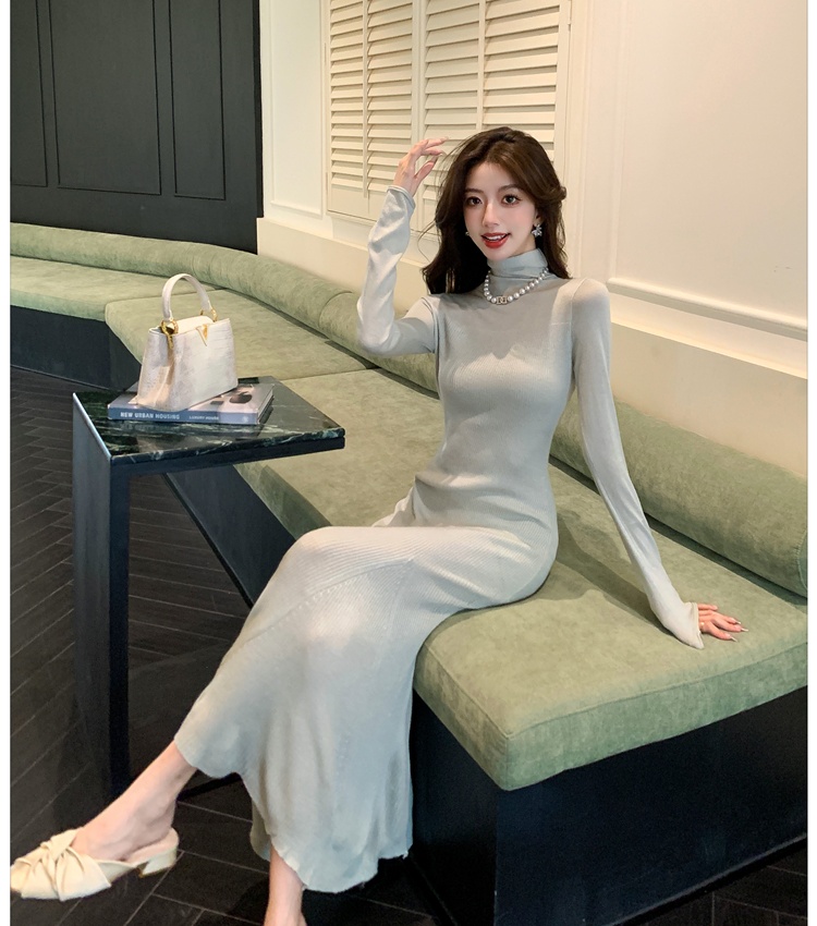 Long package hip inside the ride dress for women