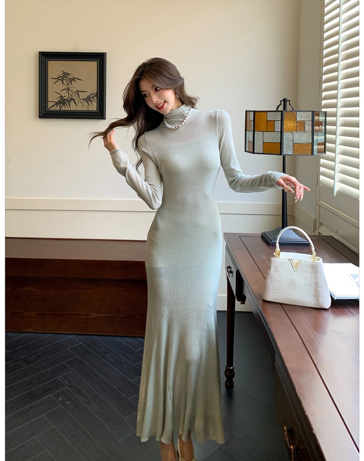 Long package hip inside the ride dress for women