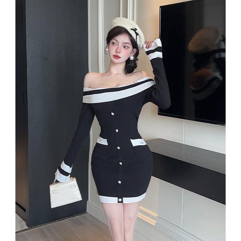 France style chanelstyle package hip dress for women