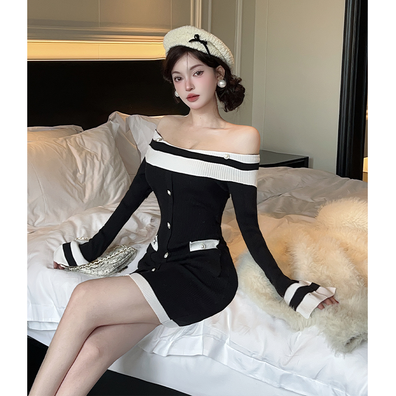 France style chanelstyle package hip dress for women