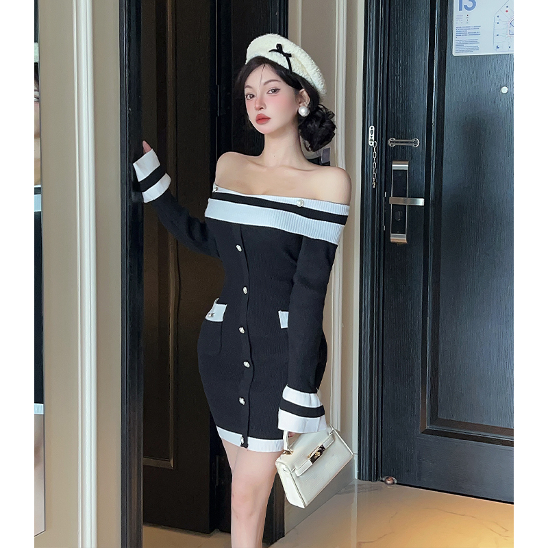 France style chanelstyle package hip dress for women