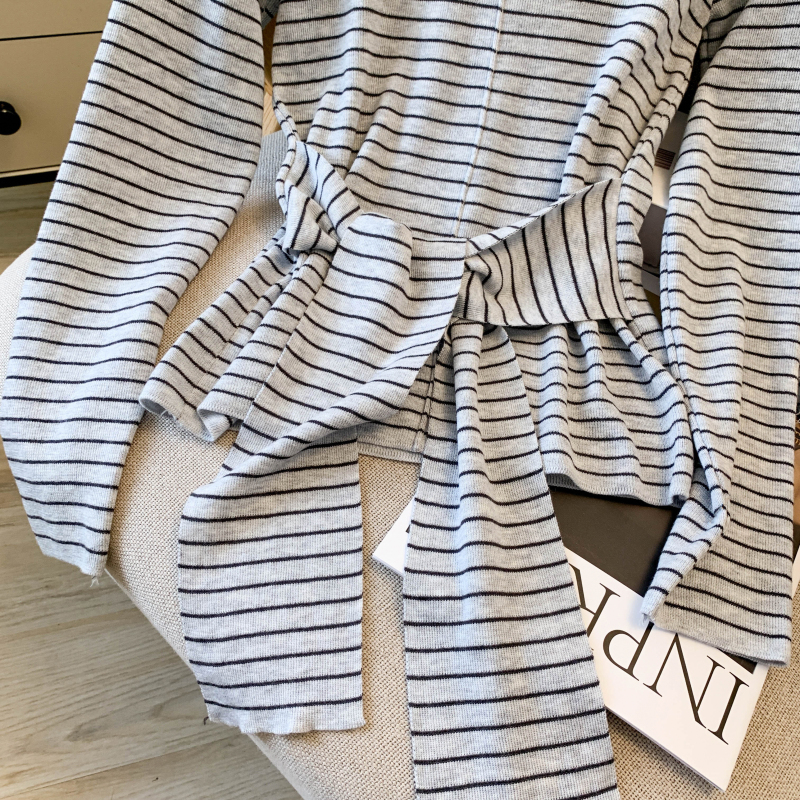Slim commuting all-match bandage sweater