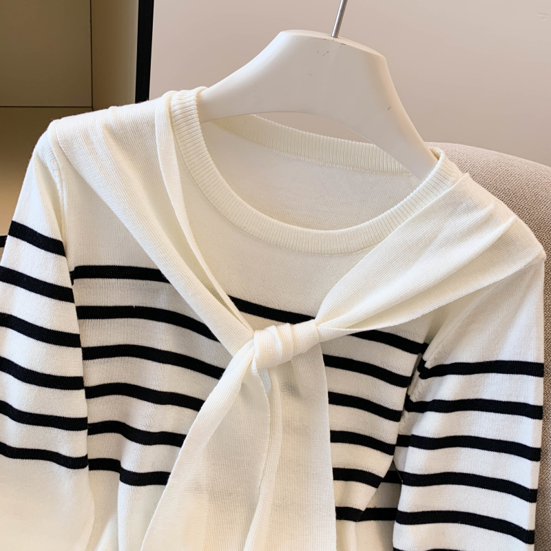 Long sleeve tops sweater 2pcs set for women