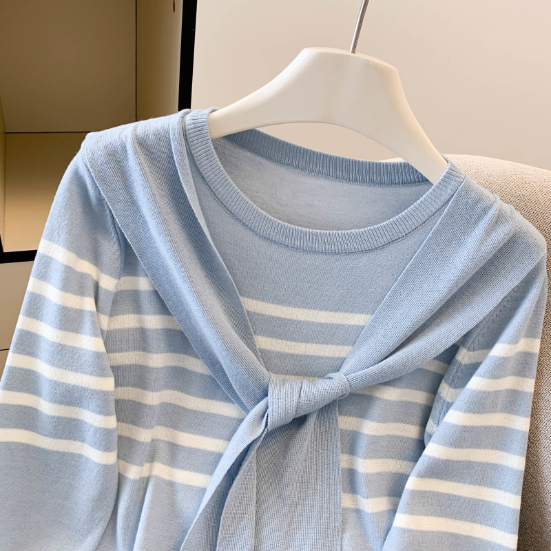 Long sleeve tops sweater 2pcs set for women