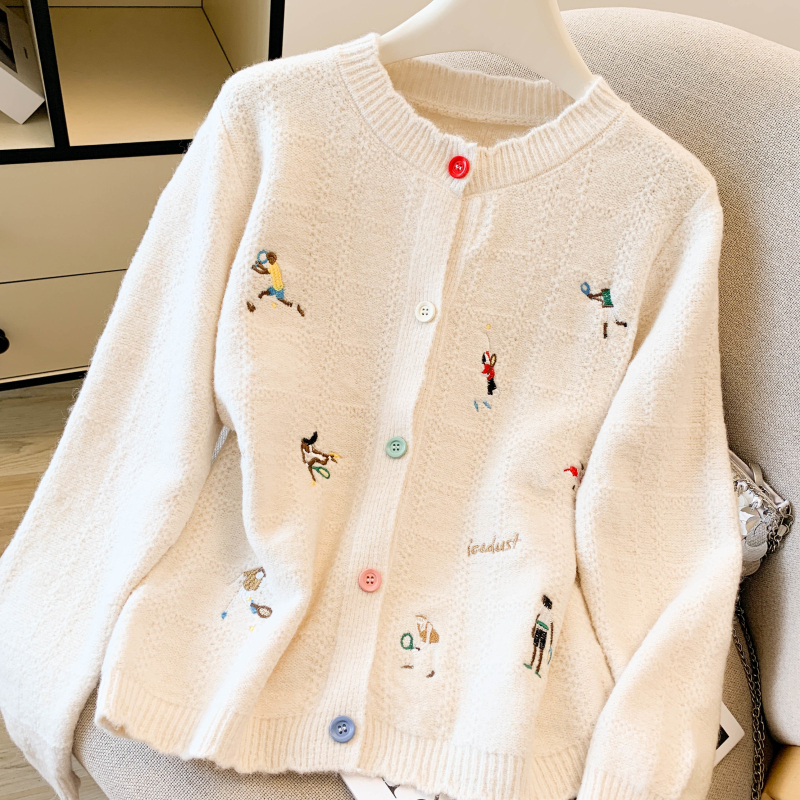 Slim all-match coat autumn and winter tops for women