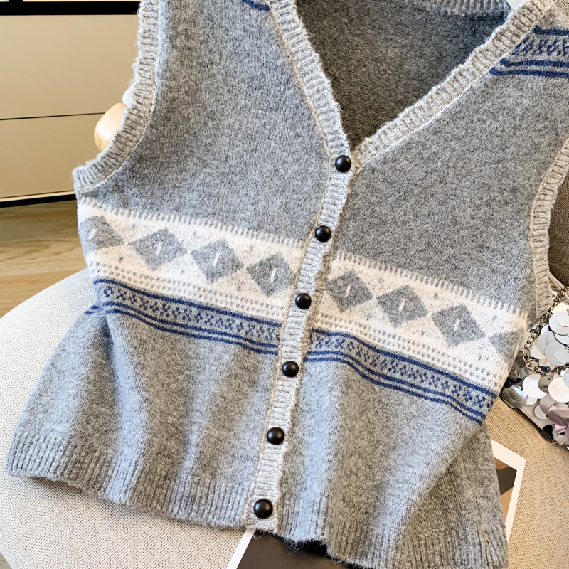 Mixed colors coat single-breasted tops for women