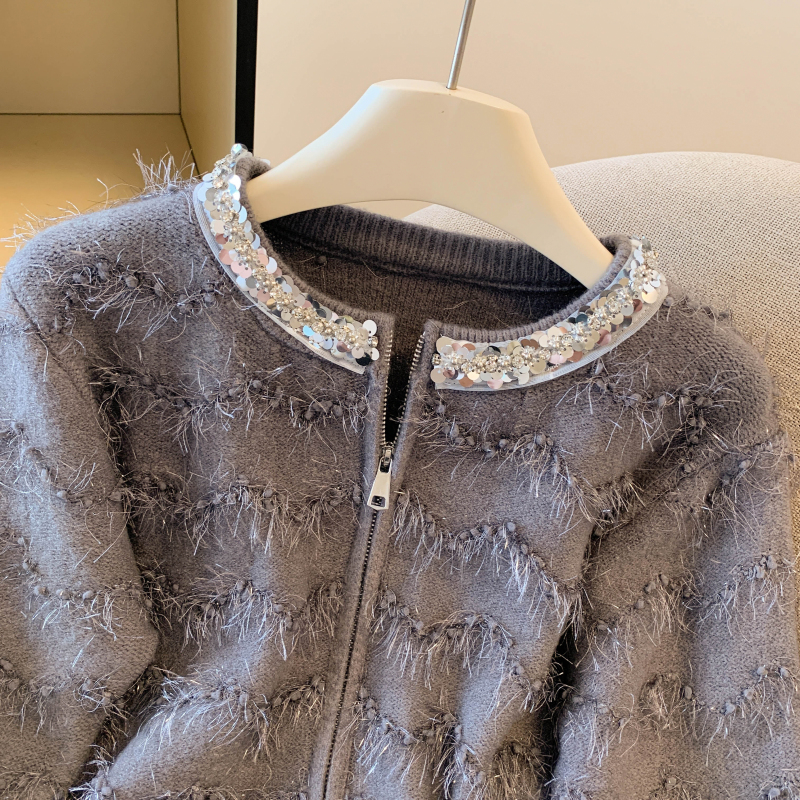 Autumn and winter tops Western style sweater for women