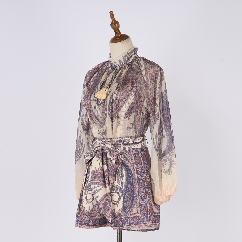 Frenum patterns shorts autumn tops a set