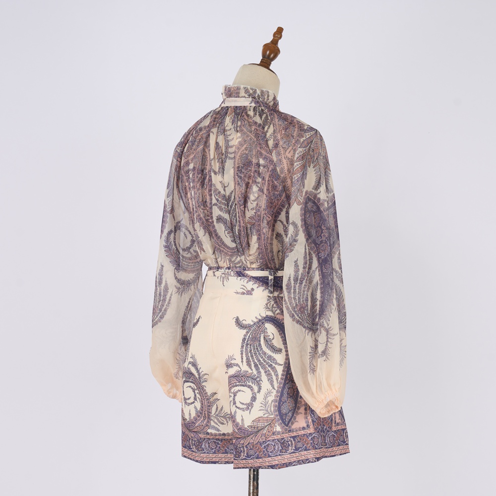 Frenum patterns shorts autumn tops a set