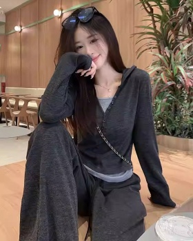 Sling wide leg pants tops 3pcs set for women