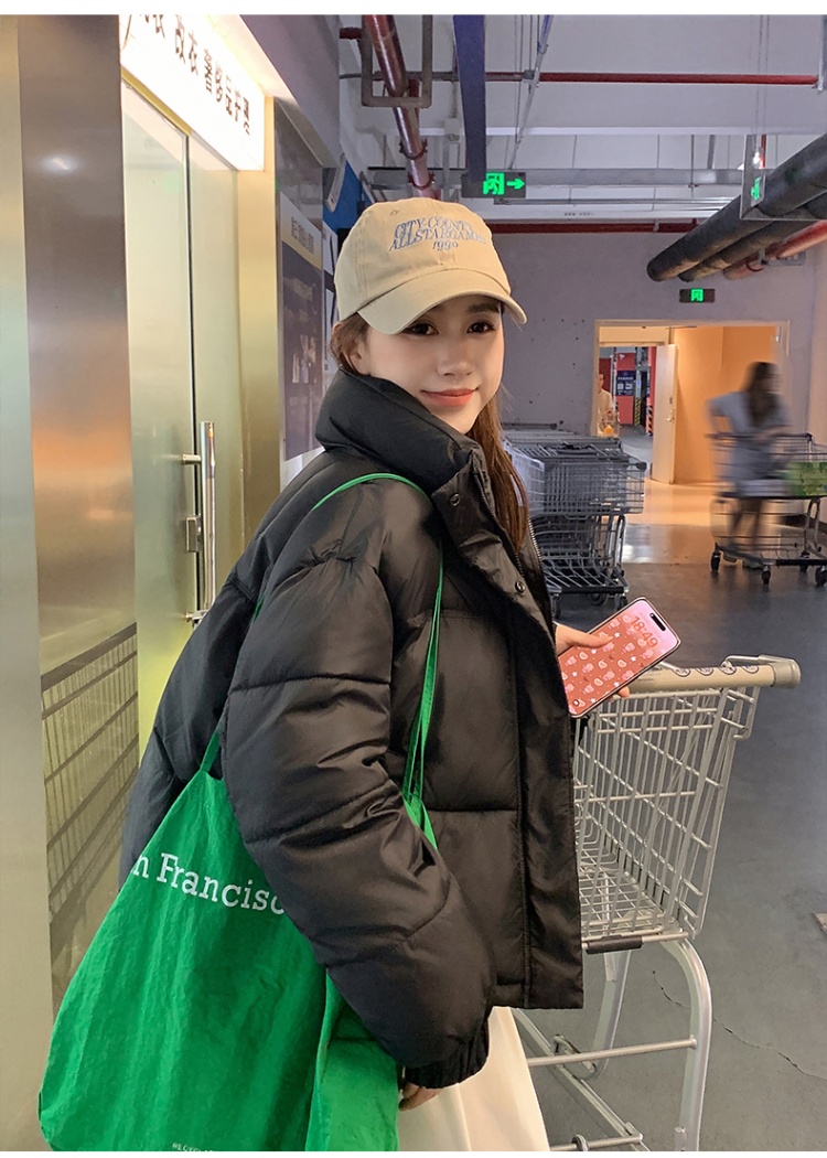 Winter down coat short bread clothing for women
