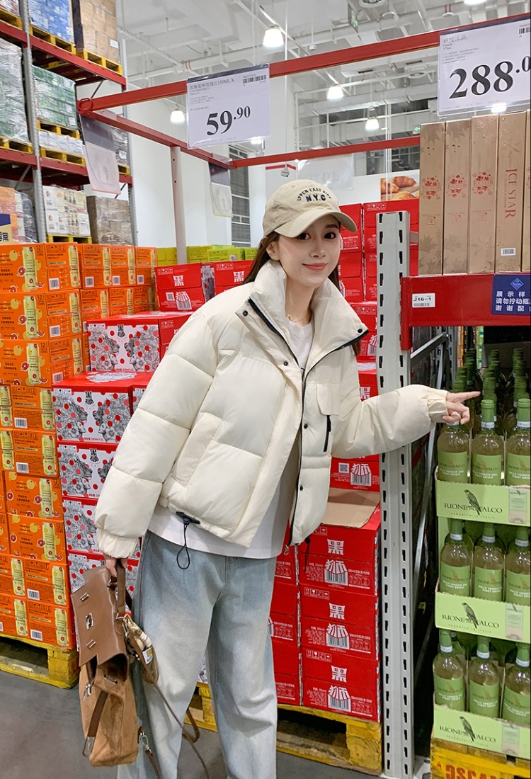 Winter down coat short bread clothing for women