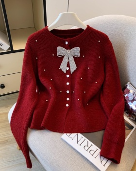 Temperament chanelstyle sweater diamond cardigan