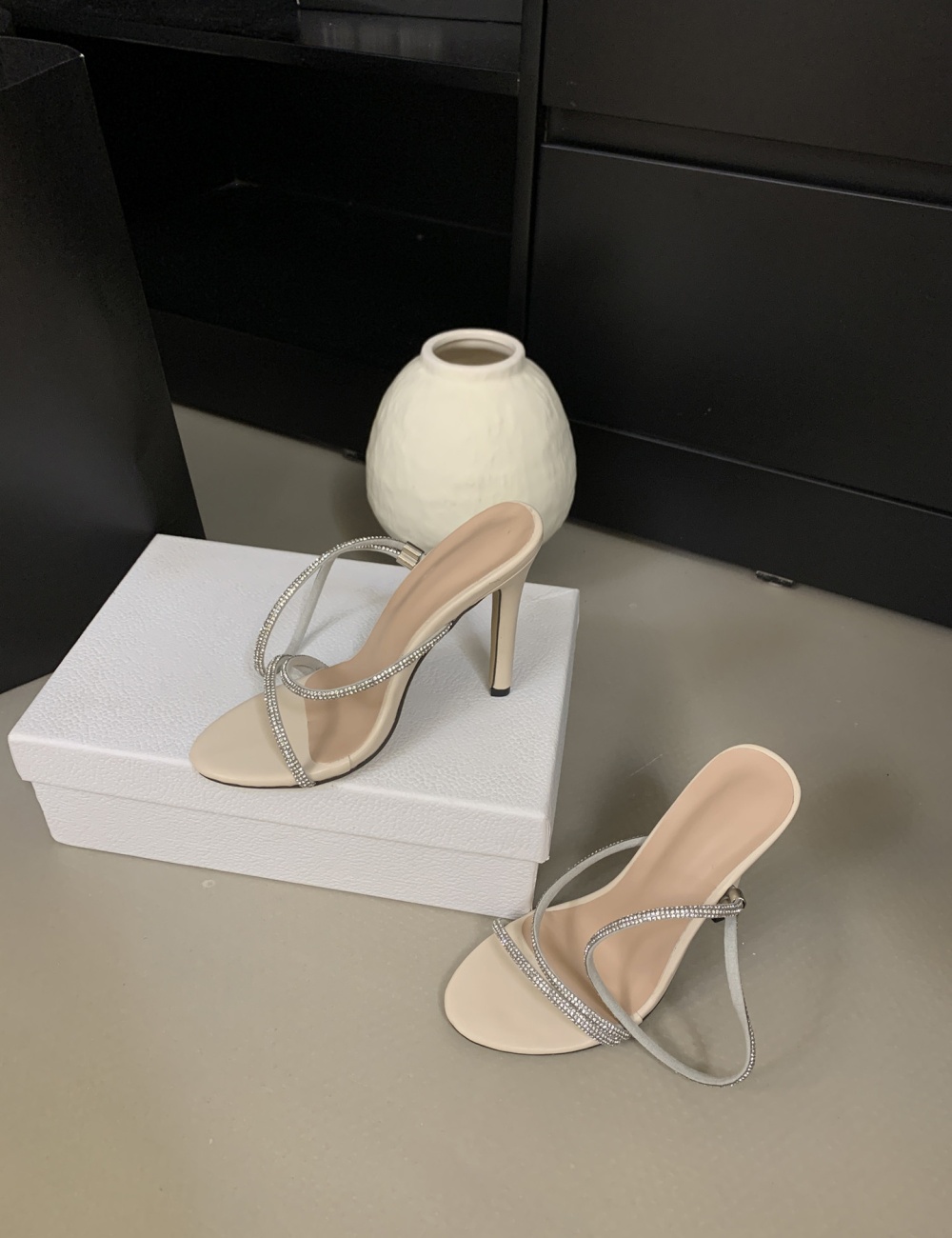 Sexy high-heeled shoes France style lazy shoes