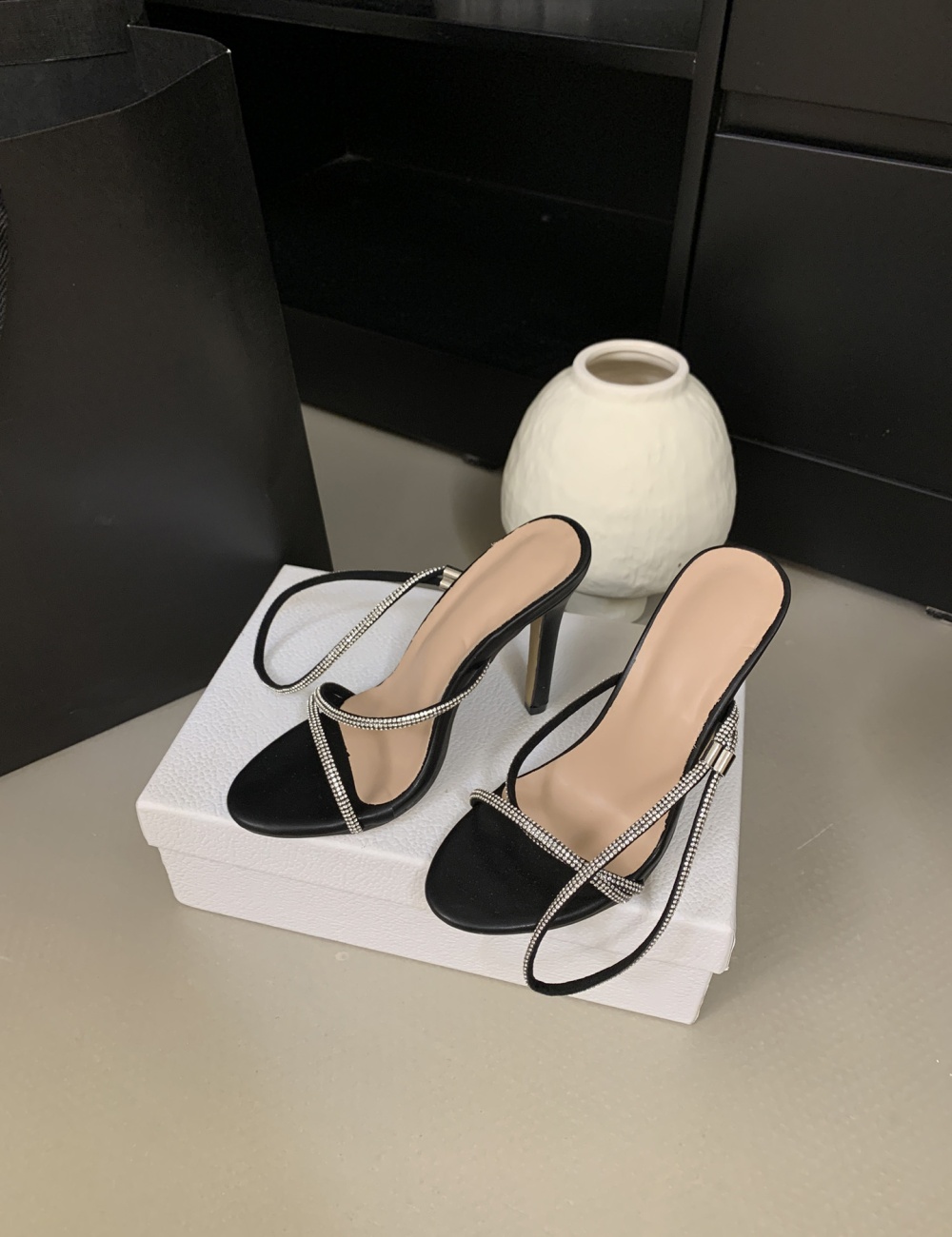 Sexy high-heeled shoes France style lazy shoes