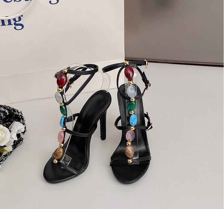 Sexy summer sandals fine-root T-shirt for women
