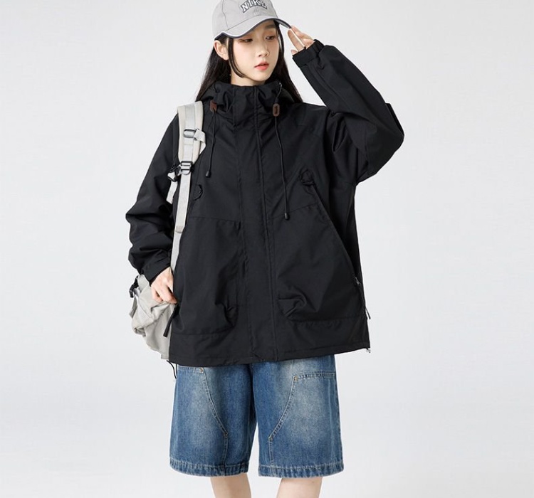 Outdoor sports loose work clothing waterproof autumn jacket