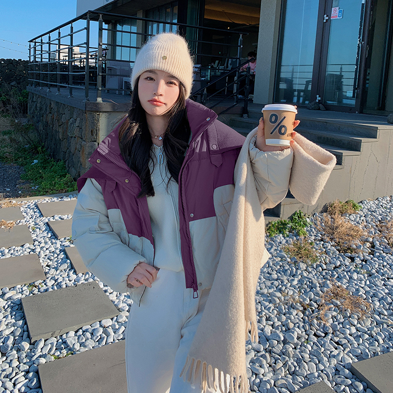 Loose bread clothing cotton coat for women