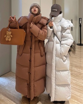 Long winter cotton coat down pure bread clothing