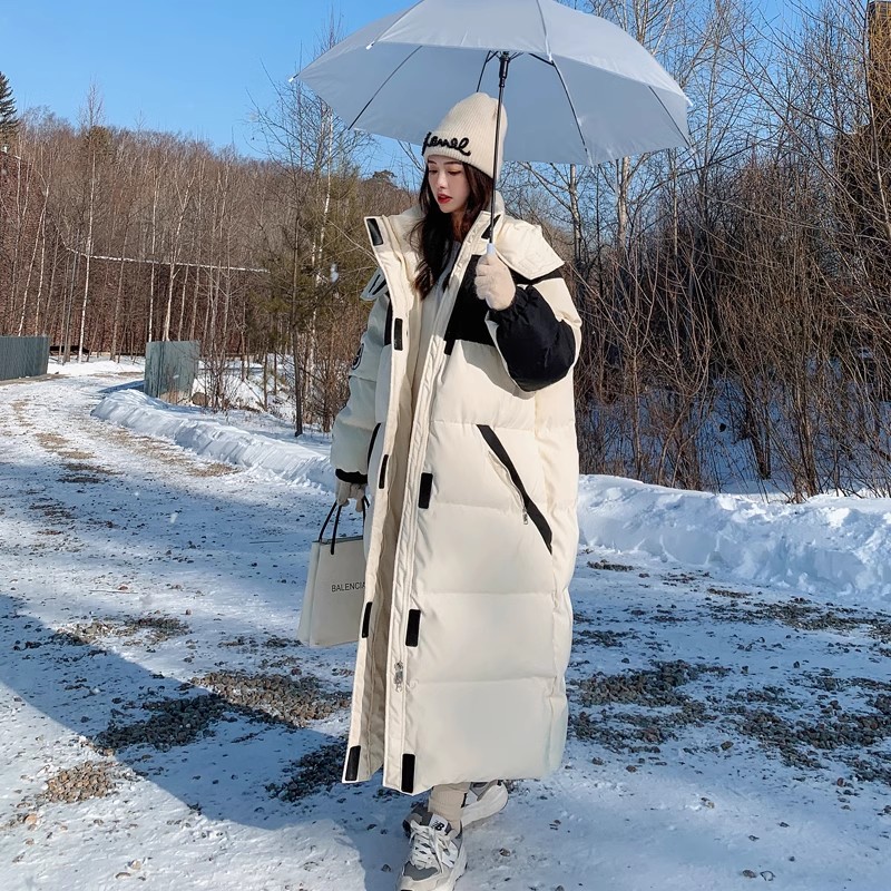 Down work clothing loose cotton coat for women