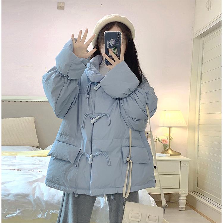 Sweet down coat short pure bread clothing for women