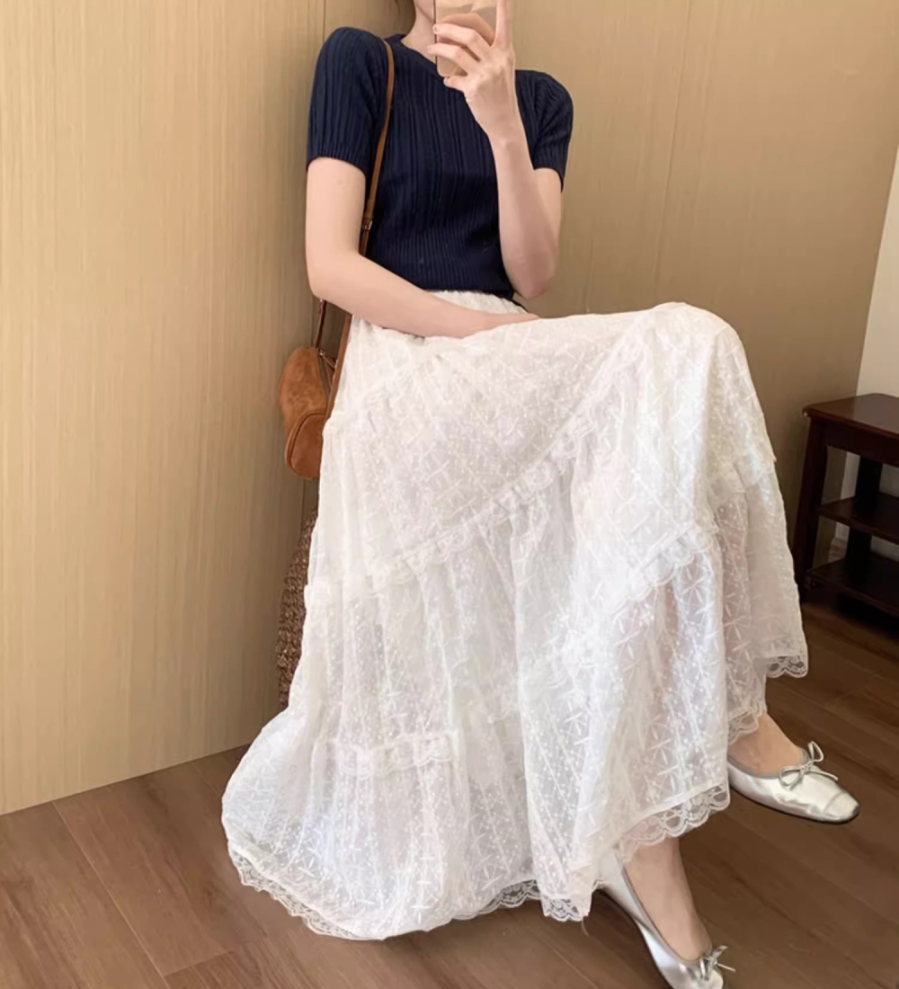 High waist slim skirt all-match Korean style short skirt
