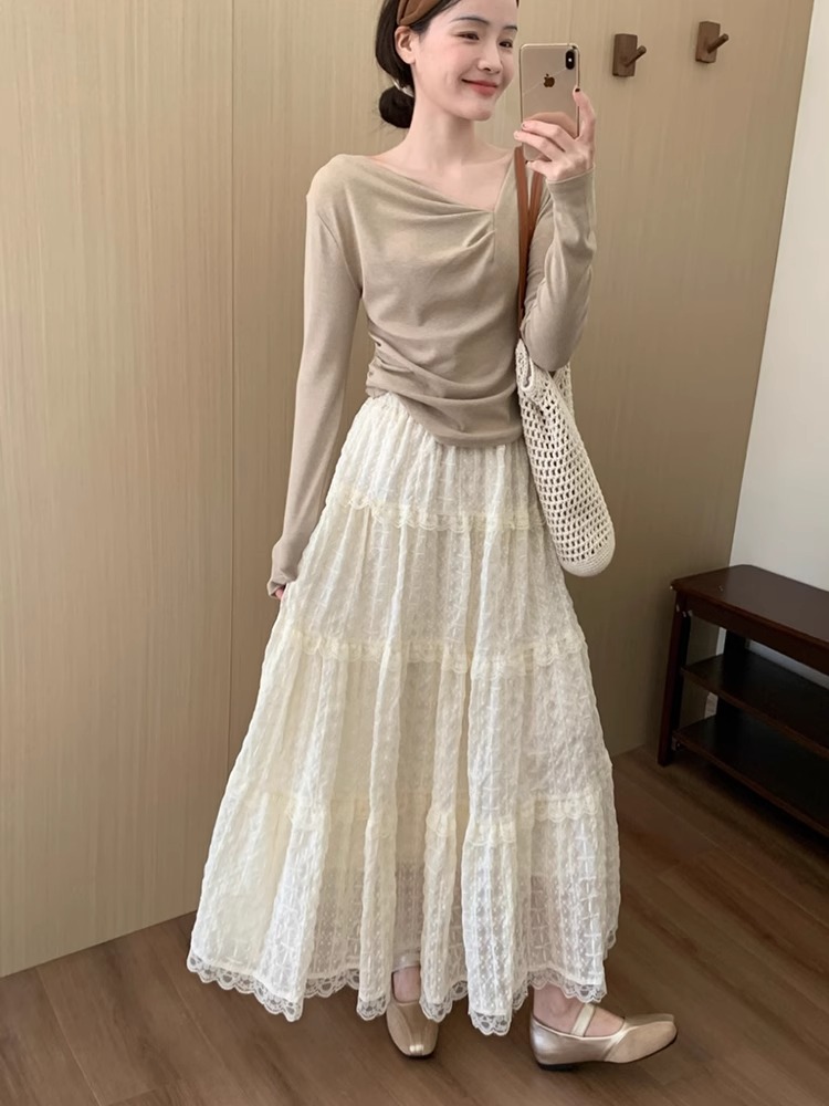 High waist slim skirt all-match Korean style short skirt