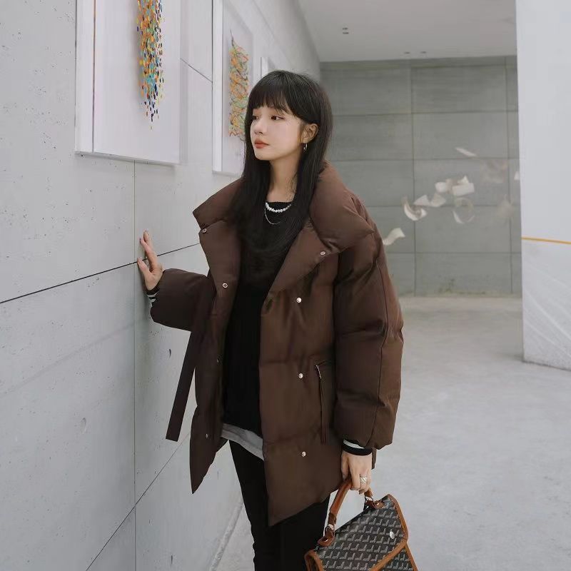 Short winter bread clothing thick cotton coat for women