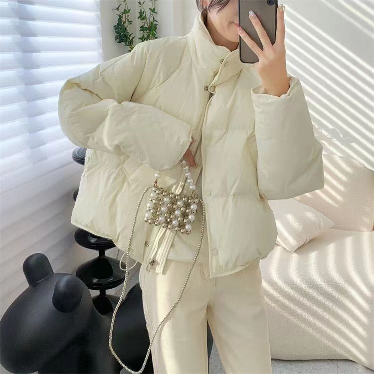 Sweet bread clothing down cotton coat for women