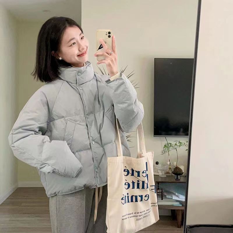 Sweet bread clothing down cotton coat for women
