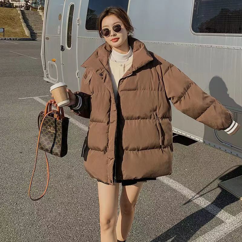 Down thin cotton coat winter niche coat for women