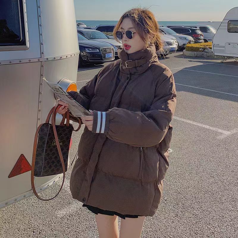 Down thin cotton coat winter niche coat for women