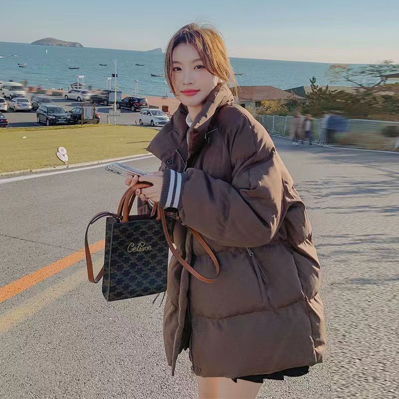 Down thin cotton coat winter niche coat for women