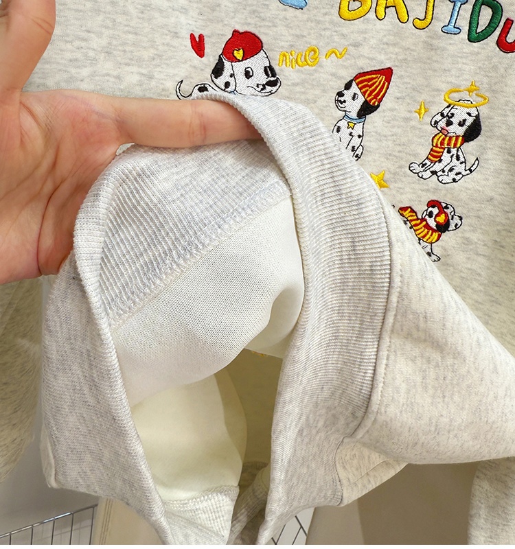 Casual long sleeve loose tops Korean style lazy hoodie