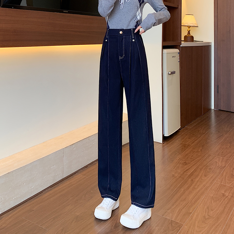 Slim loose jeans straight pants carrot pants