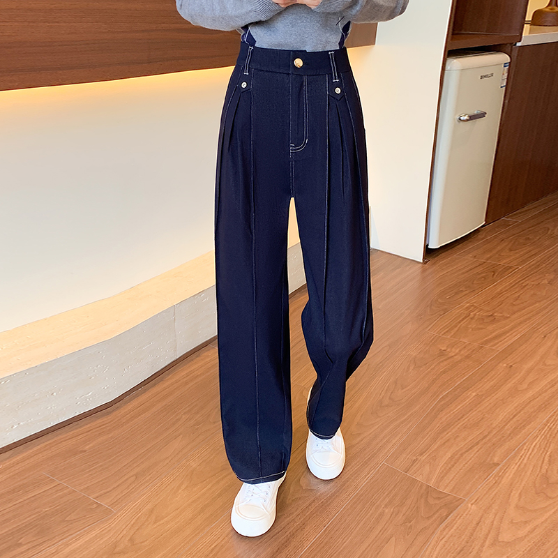 Slim loose jeans straight pants carrot pants