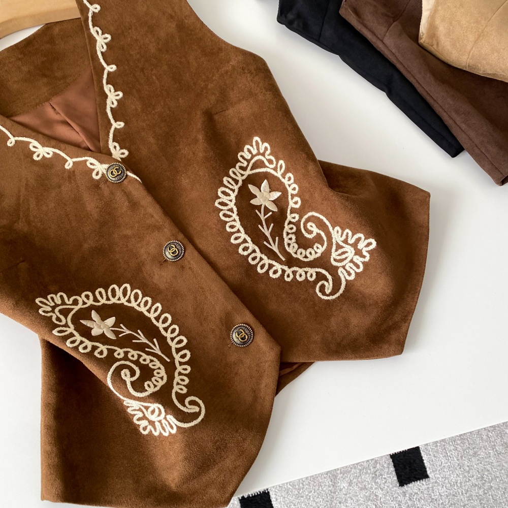 Bohemian style jacket retro waistcoat for women