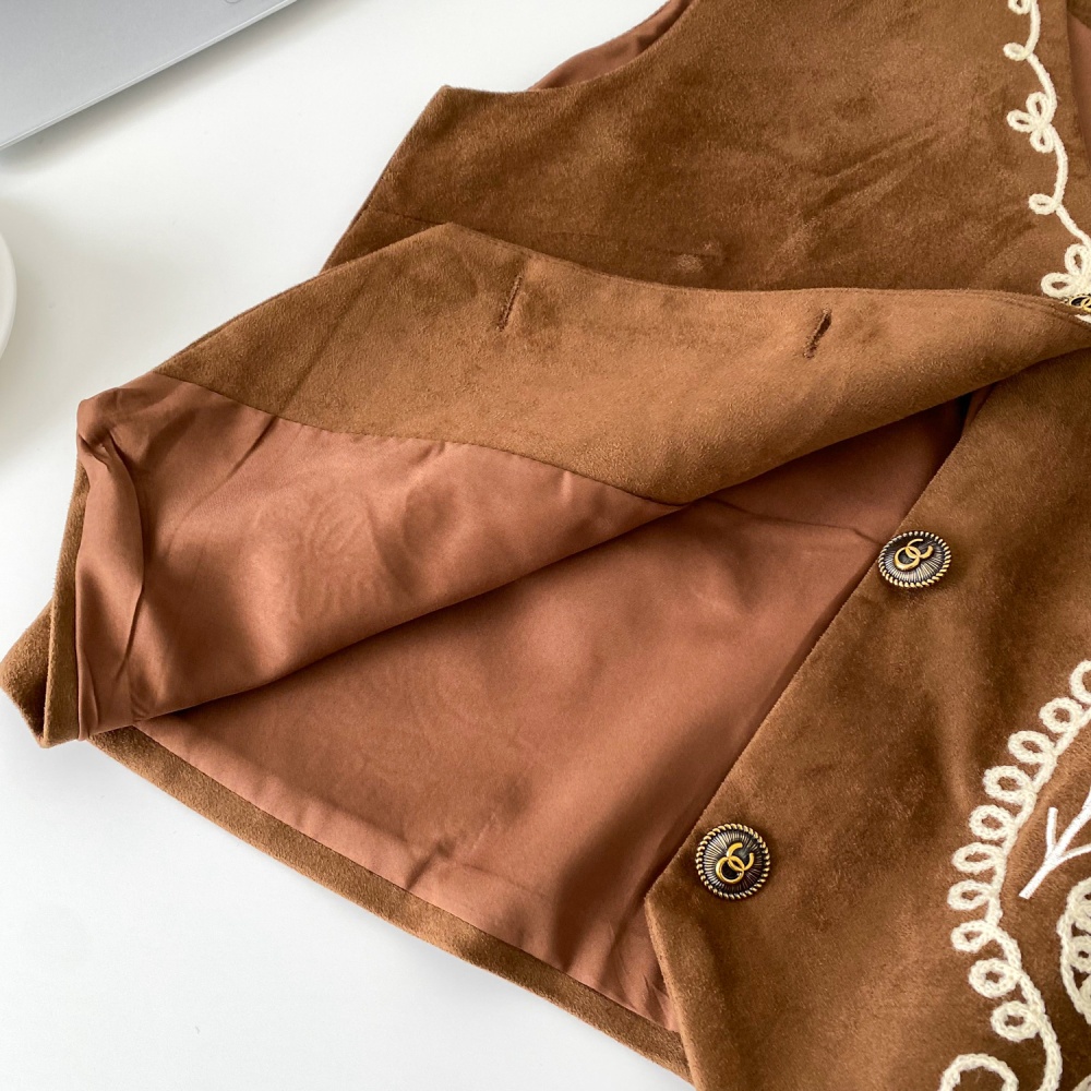 Bohemian style jacket retro waistcoat for women
