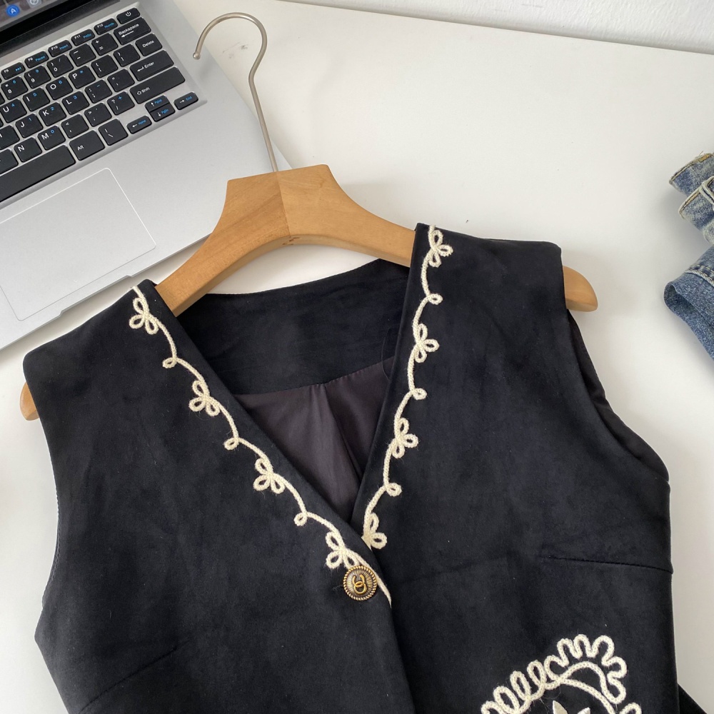 Bohemian style jacket retro waistcoat for women