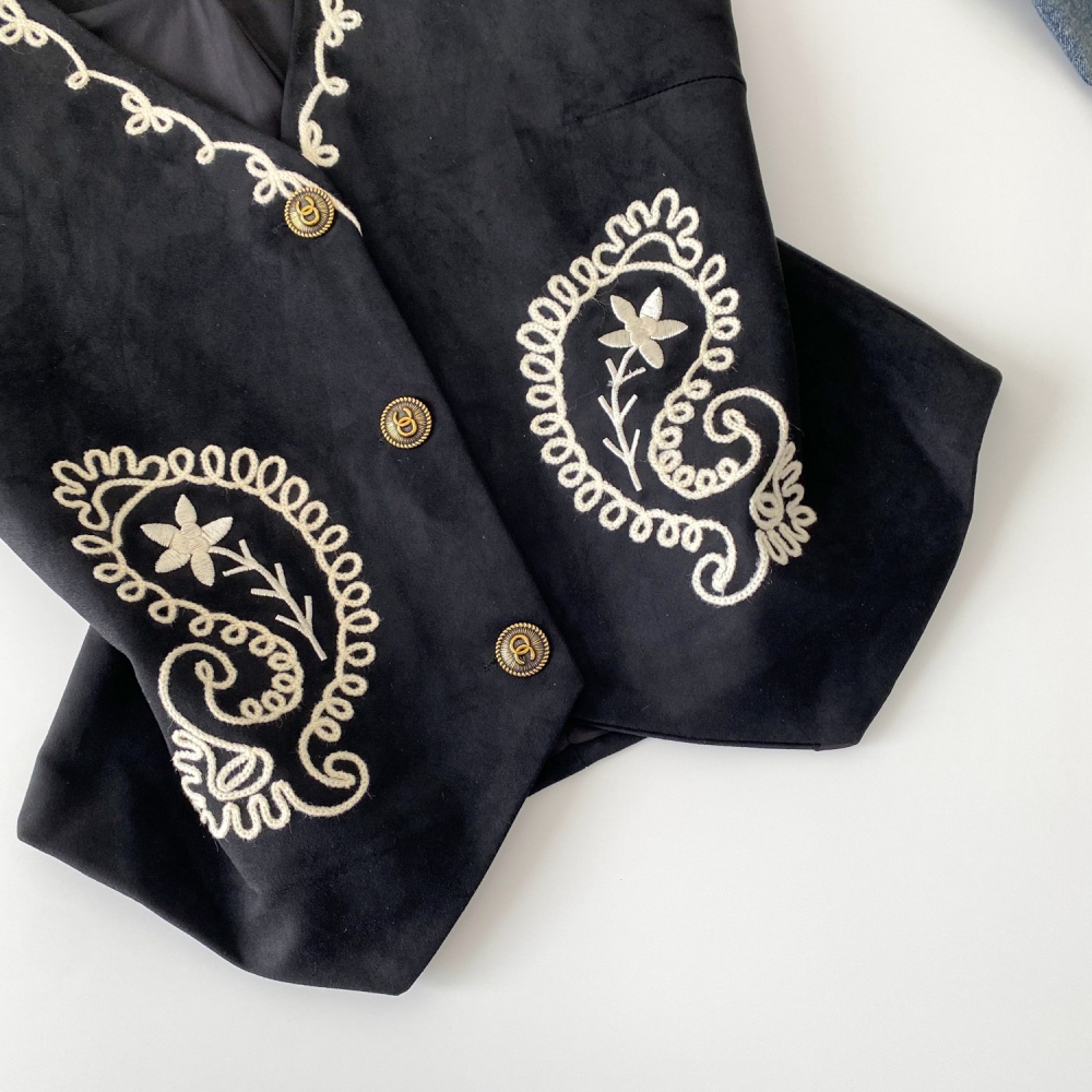 Bohemian style jacket retro waistcoat for women