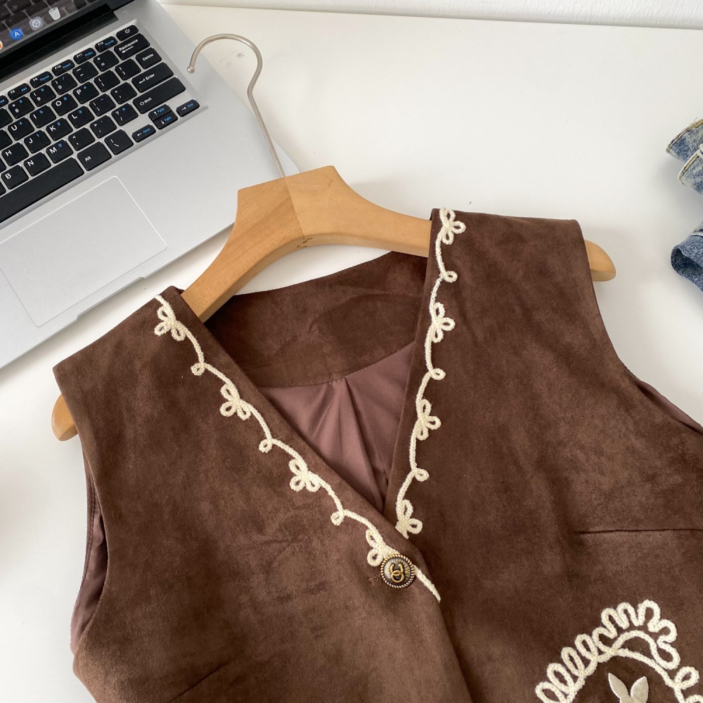 Bohemian style jacket retro waistcoat for women